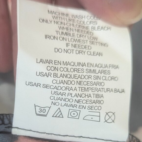 NWT Gianni Bini Choker Neck Black Floral Tunic Size Small - Picture 10 of 14